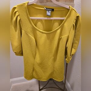 Ashley Stewart Ladies Bubble Short Sleeve Top Size 10/12